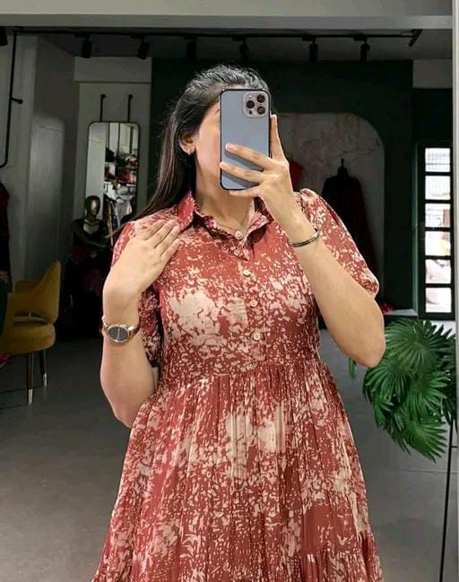Classic Ravishing Fabulous  Digitally Printed Shirt Collor Wes