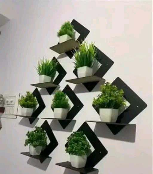 WALL SHELF IN SQUAR SHAPE  SET OF 8  Wishlisted