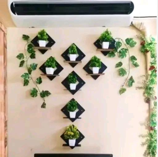 WALL SHELF IN SQUAR SHAPE  SET OF 8  Wishlisted