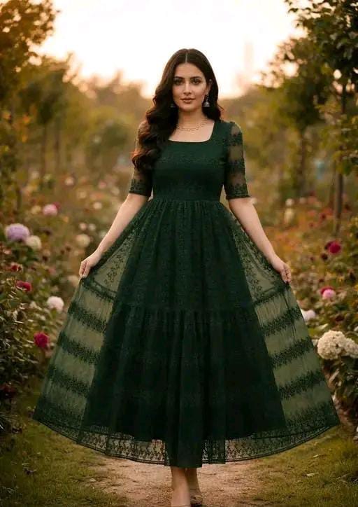 Green Velli Gown