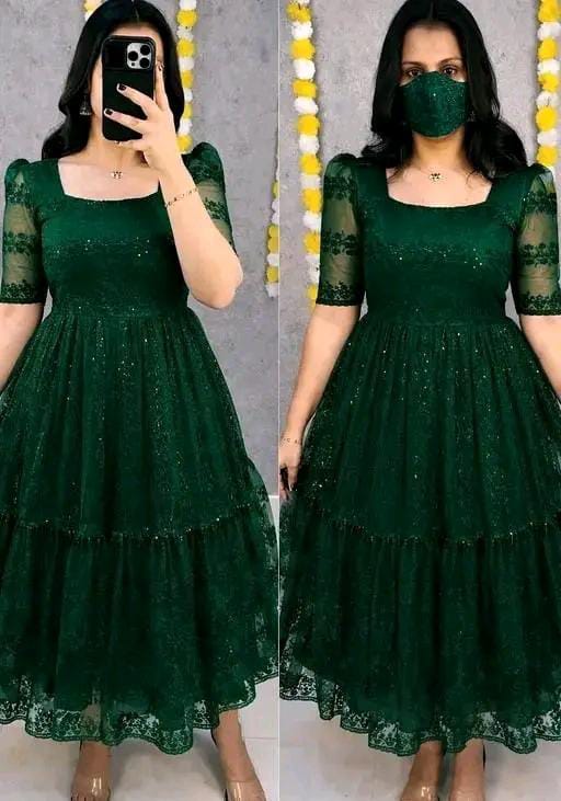 Green Velli Gown