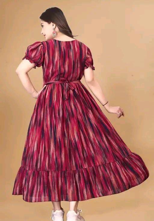Woman Maxi Dress Designer  Classic Latest Printed Women