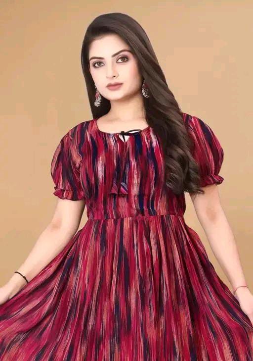 Woman Maxi Dress Designer  Classic Latest Printed Women