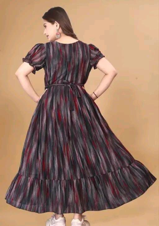 Woman Maxi Dress Designer  Classic Latest Printed Women