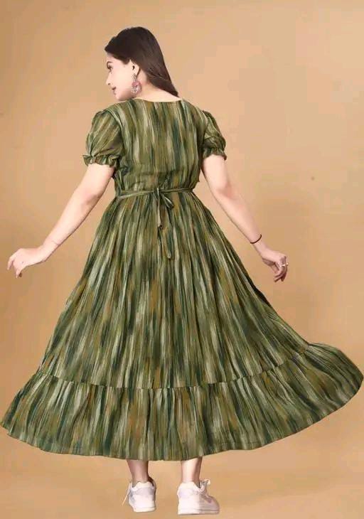 Woman Maxi Dress Designer  Classic Latest Printed Women