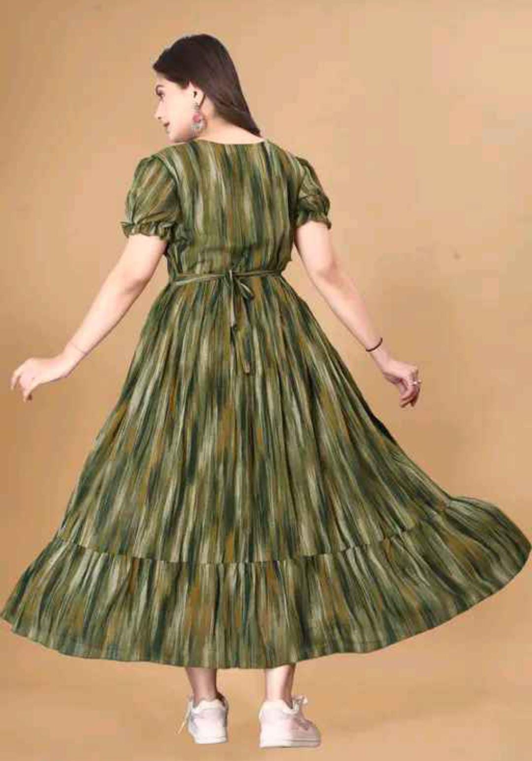 Woman Maxi Dress Designer  Classic Latest Printed Women