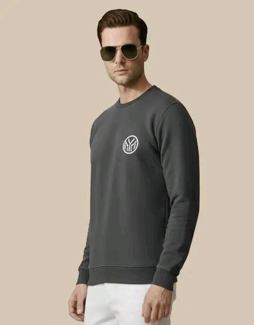 Men Printed Cotton Blend Round  Neck T-Shirt