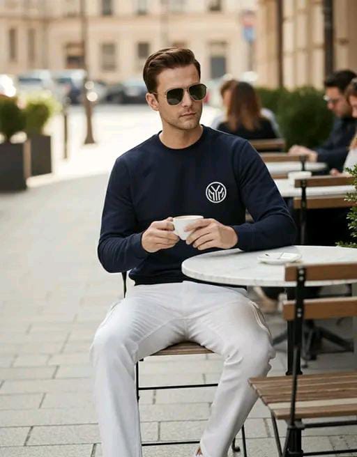 Men Printed Cotton Blend Round  Neck T-Shirt