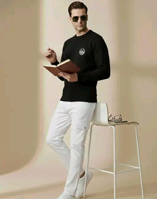Men Printed Cotton Blend Round  Neck T-Shirt
