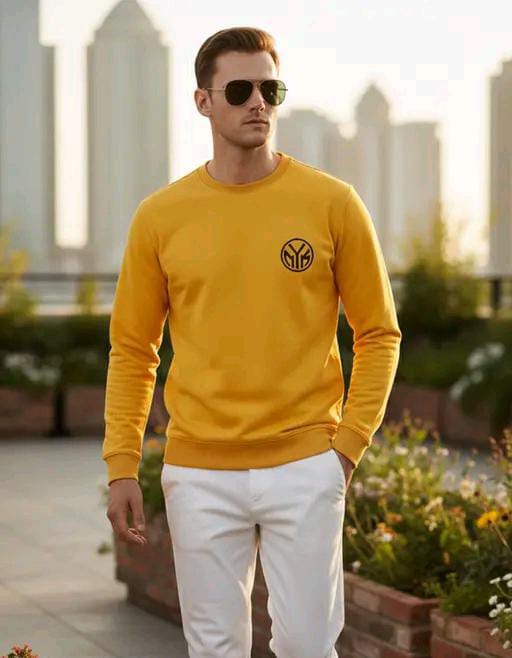 Men Printed Cotton Blend Round  Neck T-Shirt